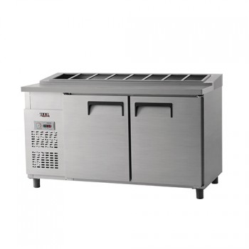 김밥 테이블 냉장고 1500 아날로그 냉장 494L 내부 스텐