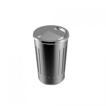 스텐 원형 휴지통 83L