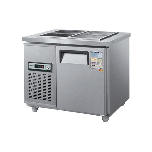찬밧드 냉장고 900 아날로그 직접 냉각 냉장 105L 메탈