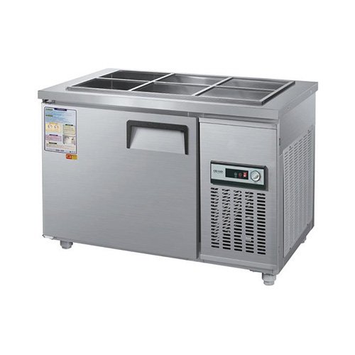 찬밧드 냉장고 1200 아날로그 직접 냉각 냉장 190L 메탈