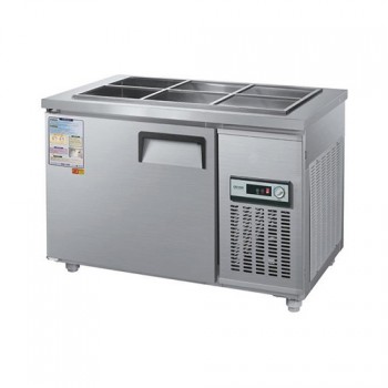 찬밧드 냉장고 1200 아날로그 직접 냉각 냉장 190L 메탈