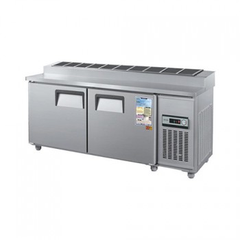 김밥 테이블 냉장고 1800 아날로그 직접 냉각 냉장 380L 올 스텐