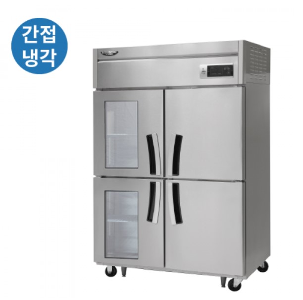 라셀르 수직형 간냉식 유리도어 냉장3칸 냉동1칸