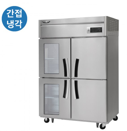 라셀르 수직형 유리도어 간냉식 45박스 냉장510L 냉동504L 고급스텐