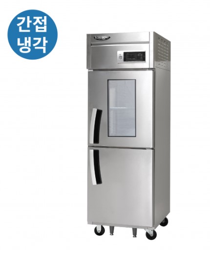 라셀르 수직형 간냉식 600L 유리도어 냉장2칸