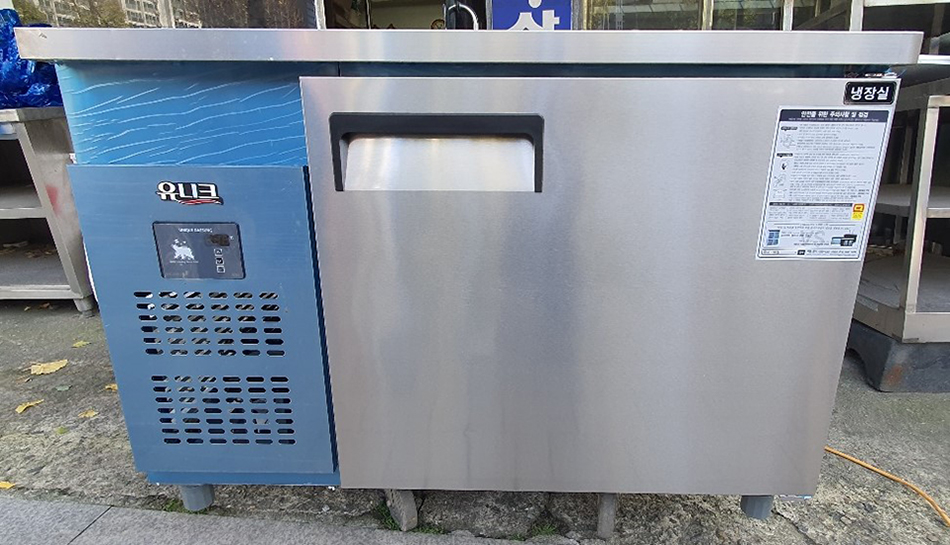 (진열품)김밥 테이블 냉장고 1200 디지털 냉장 364L 올 스텐