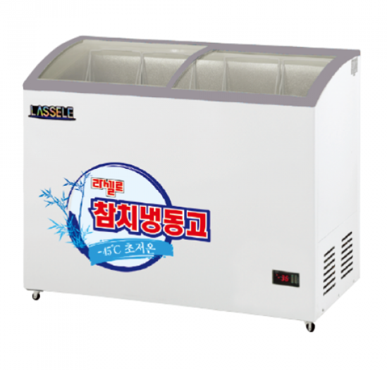 참치냉동고 (초저온-45℃) 디지털 냉동 330L 유리도어