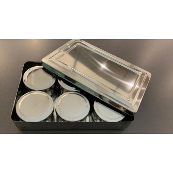 스텐 사각 보존식 용기 원형 6P, 8P NDF-252FIR